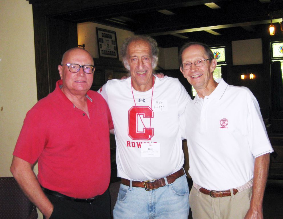 Tom Weeks ’77, Bob Linden ’71, and Chuck Grundner ’75